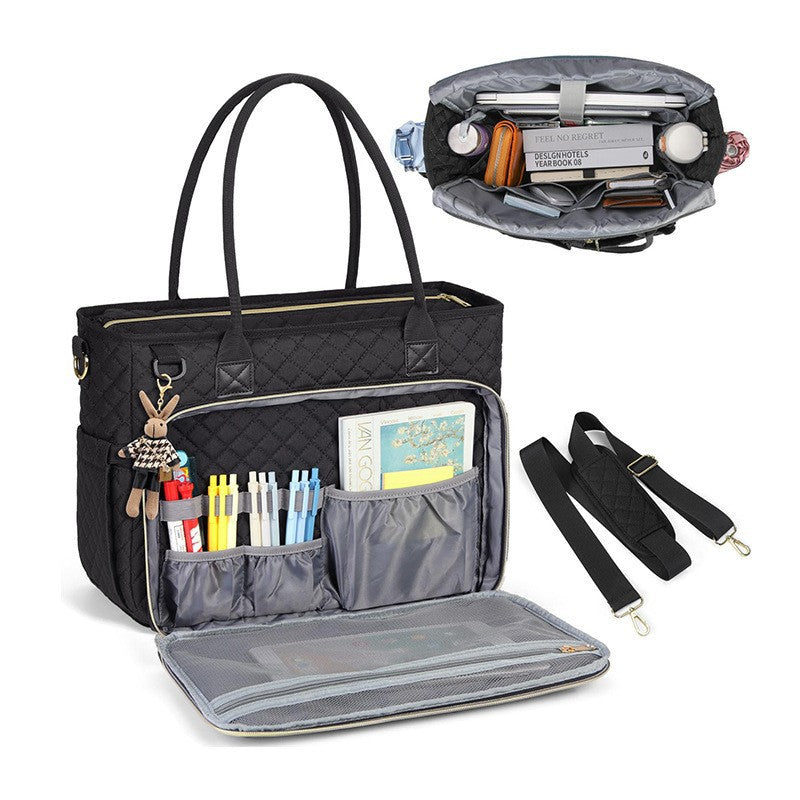 Elegante und Vielseitige Handtasche mit Mehreren Fächern Brehn