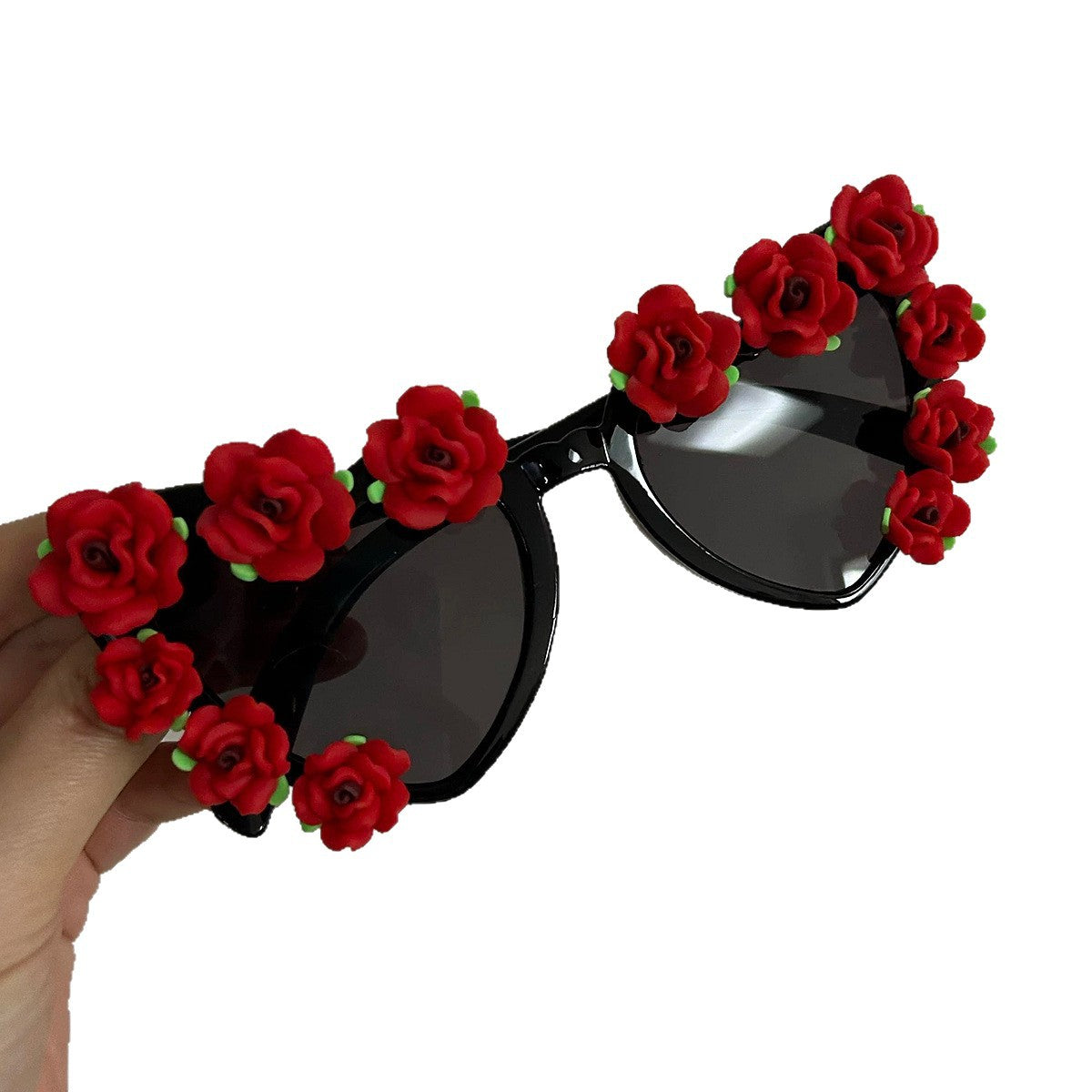 Damen Sonnenbrille mit floralen Details Brehn