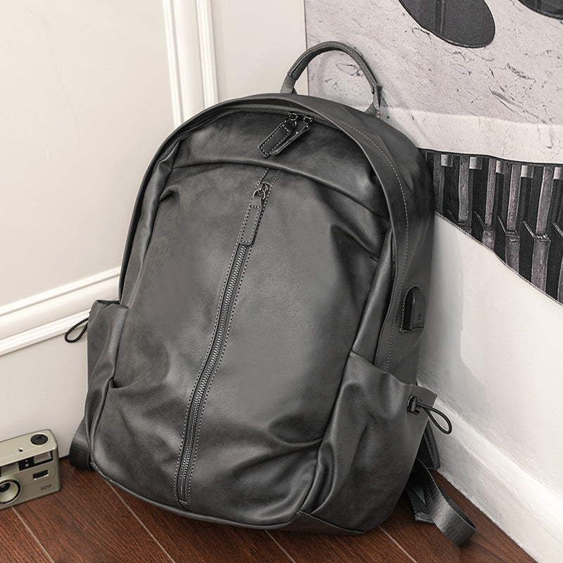Eleganter Rucksack Aus Robustem Kunstleder mit Multifunktionalen Fächern Brehn