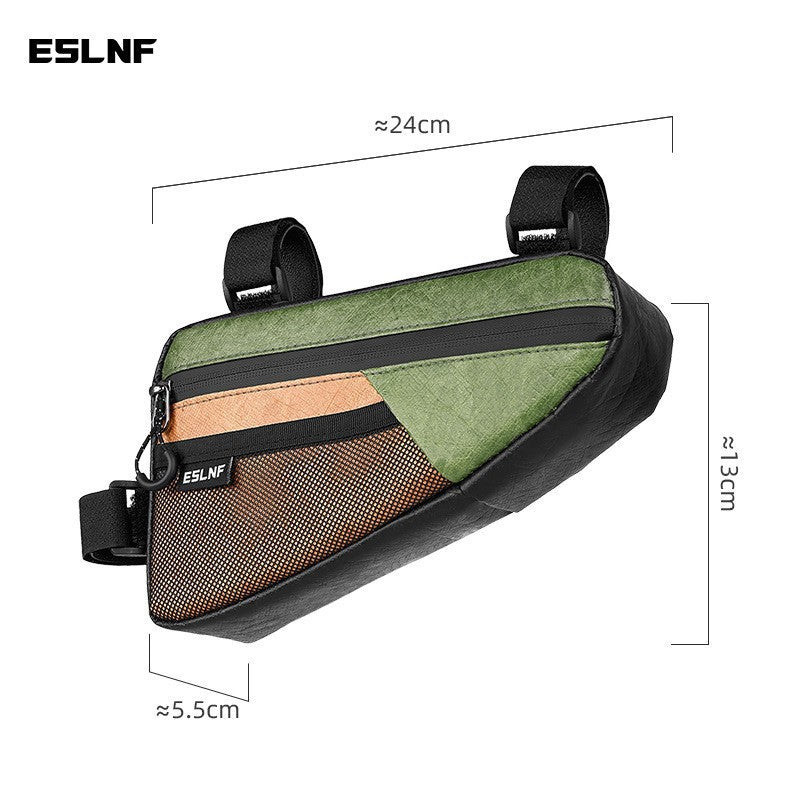 kompakte wasserabweisende Reise-Crossbody-Tasche mit Mesh-Organizer und verstellbarem Kordel-Umhängeriemen Brehn