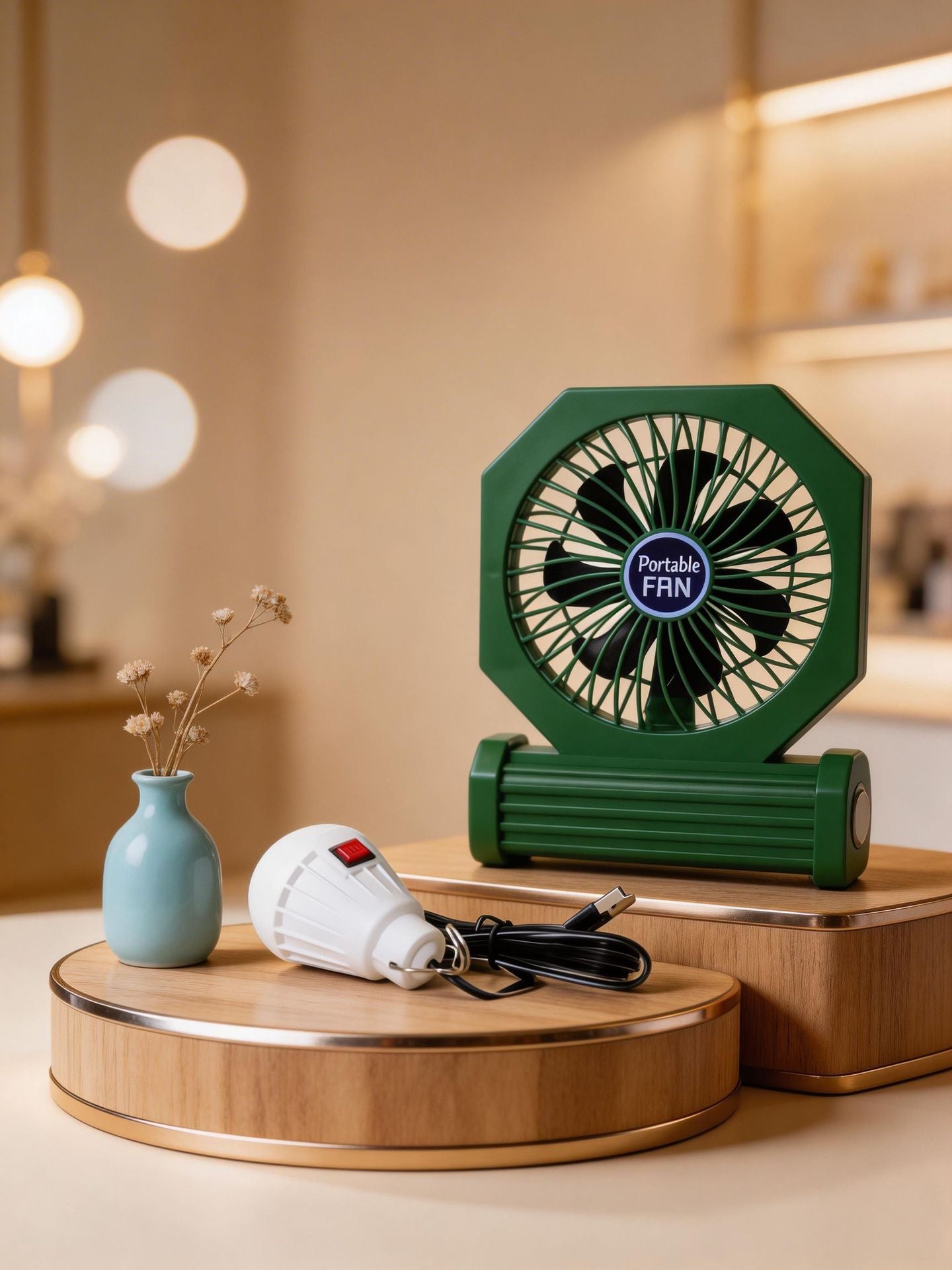 Frauen tragbarer Tischventilator mit USB-Verbindung Brehn