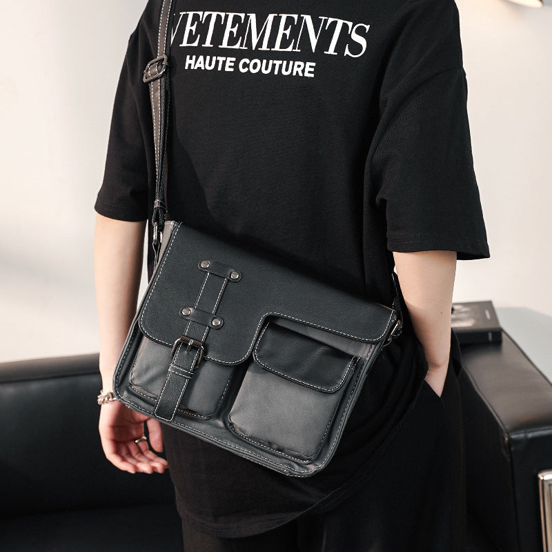 Robuste Umhängetasche mit Mehreren Außenfächern Brehn