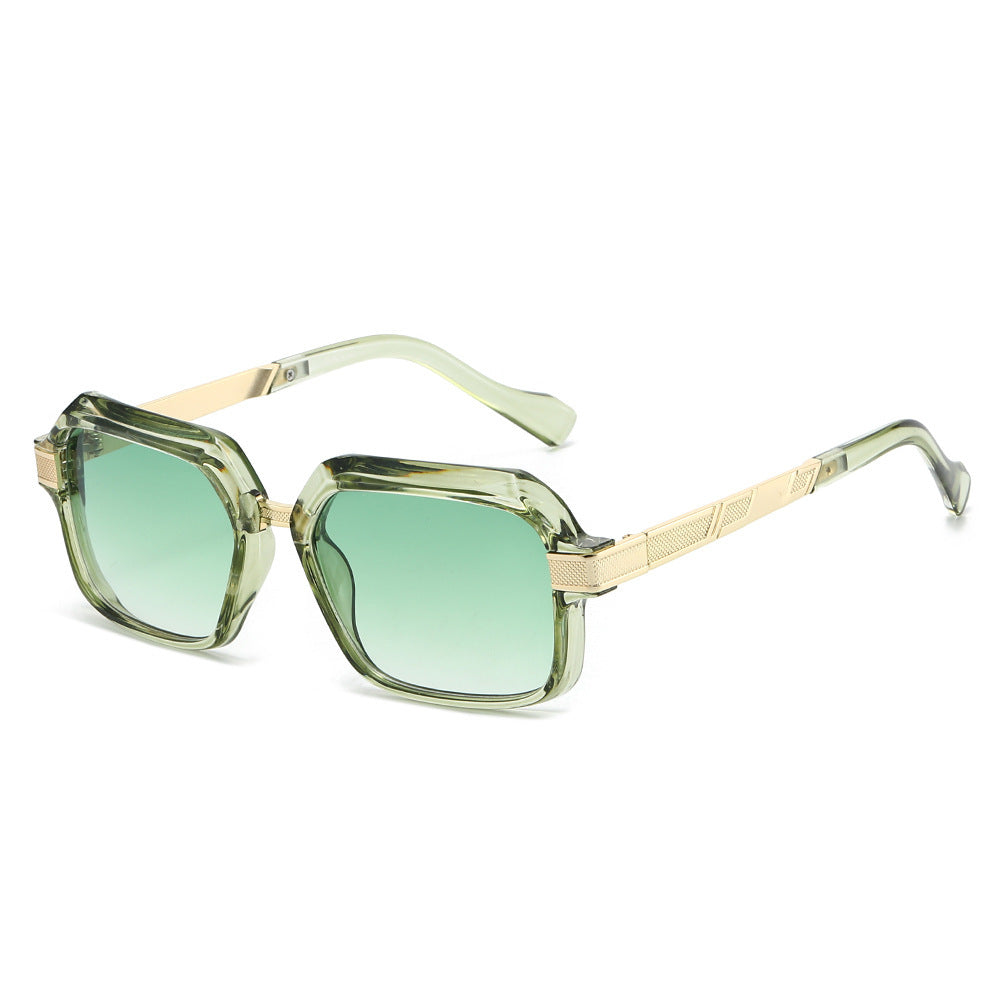 High-Style Geometrische Quadratische Rahmen Sonnenbrille Brehn