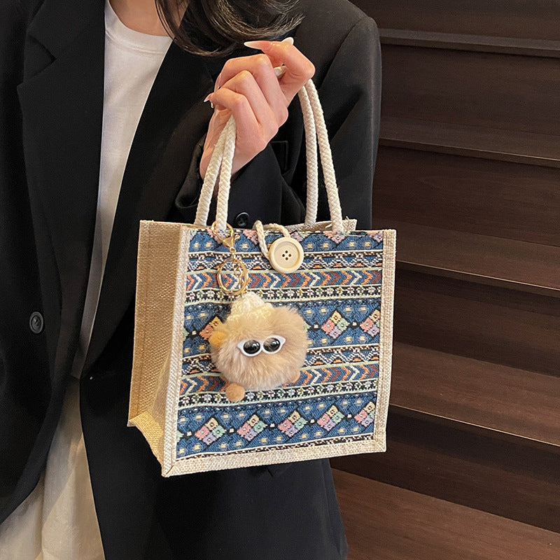 Bohemian-inspirierte Textur Tote Tasche