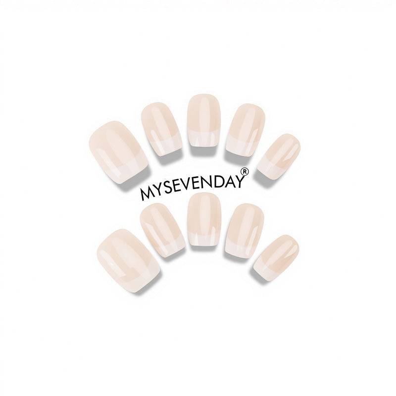 French Tip Press-On Nail Set Brehn 1789388778