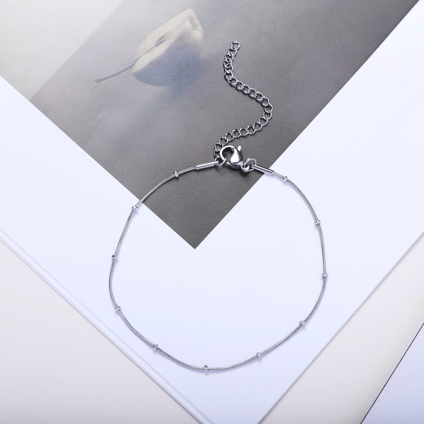 Verstellbares Perlenkette Armband Brehn