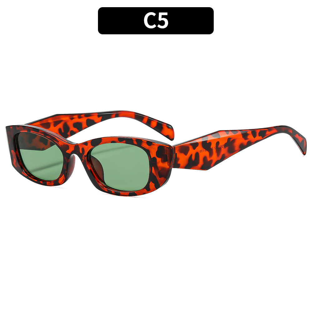 Zeitgenössische Winkelförmige Sonnenbrille