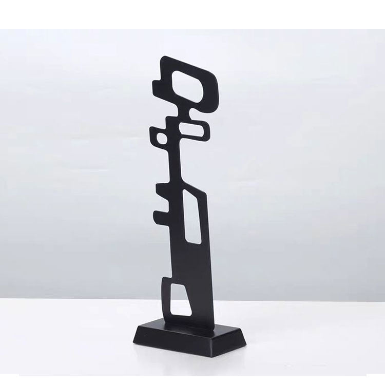Abstrakte Metallkunst Skulptur