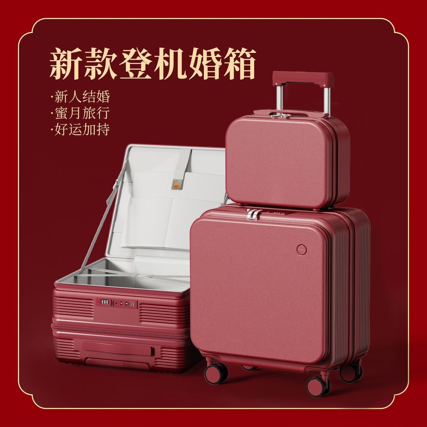 Robuster Hartschalen Trolley Mit Integriertem Usb-Ladeanschluss Und Cleverer Innenorganisation Brehn