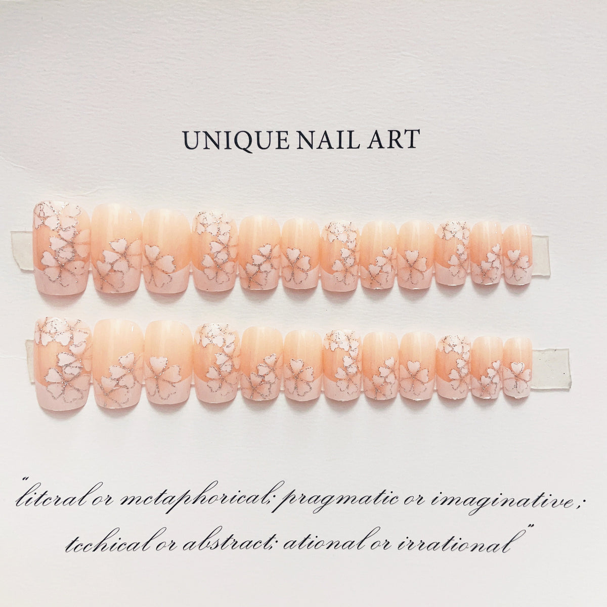 Premium Floral Nageldesign