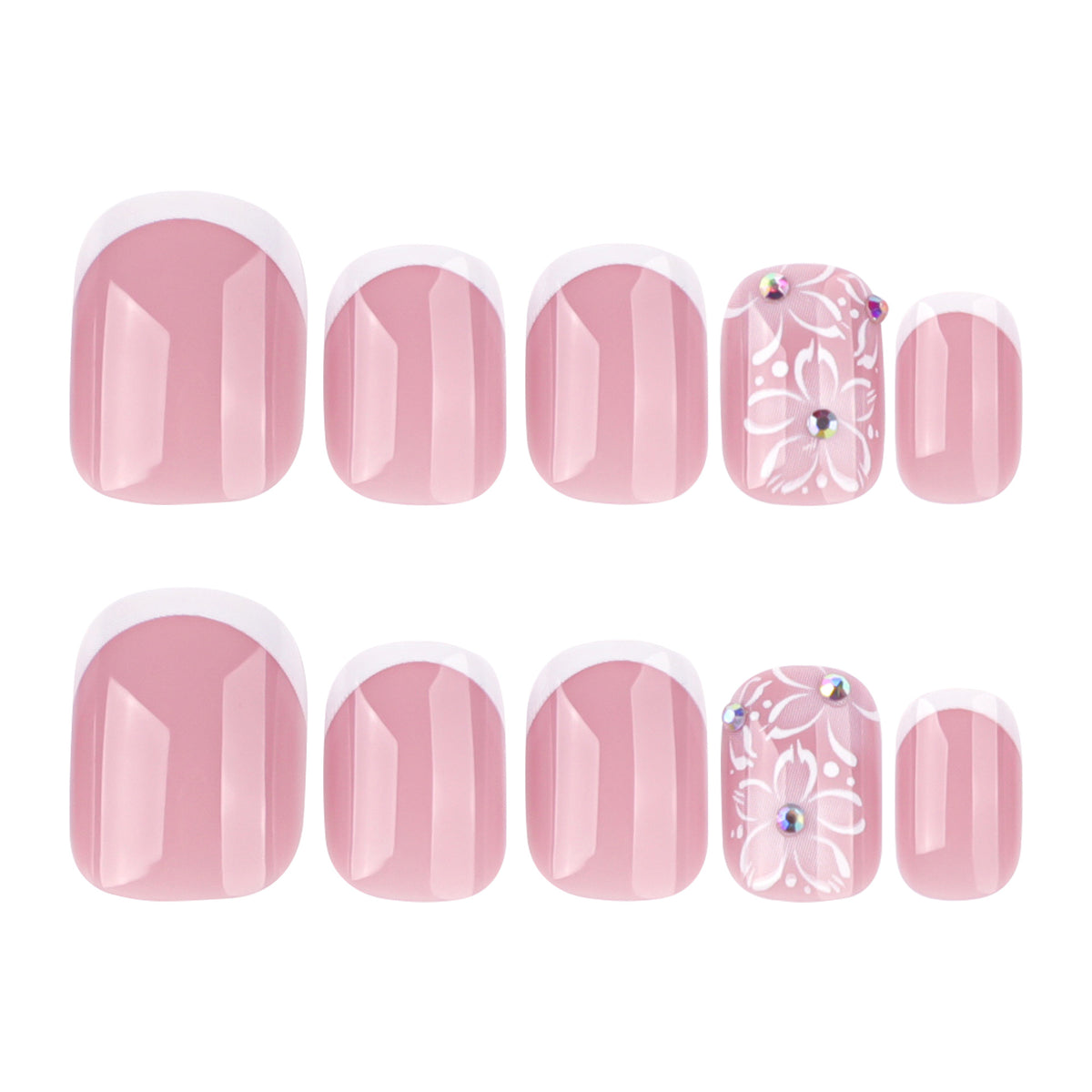 Kunstvolle Nagelkunst mit Blumendesign Brehn