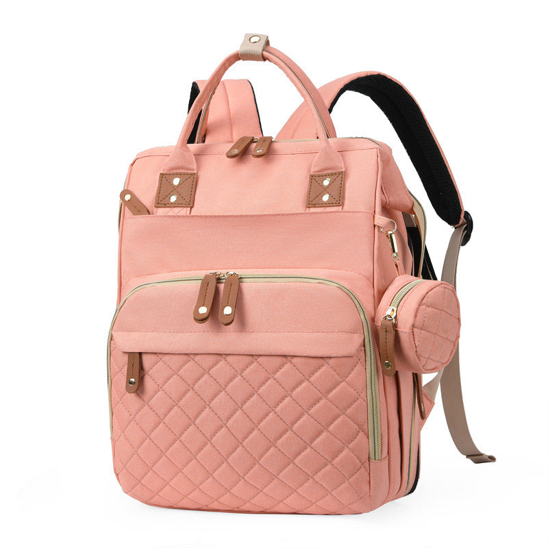 Vielseitiger Mehrfach-Taschen Stepp-Rucksack Brehn