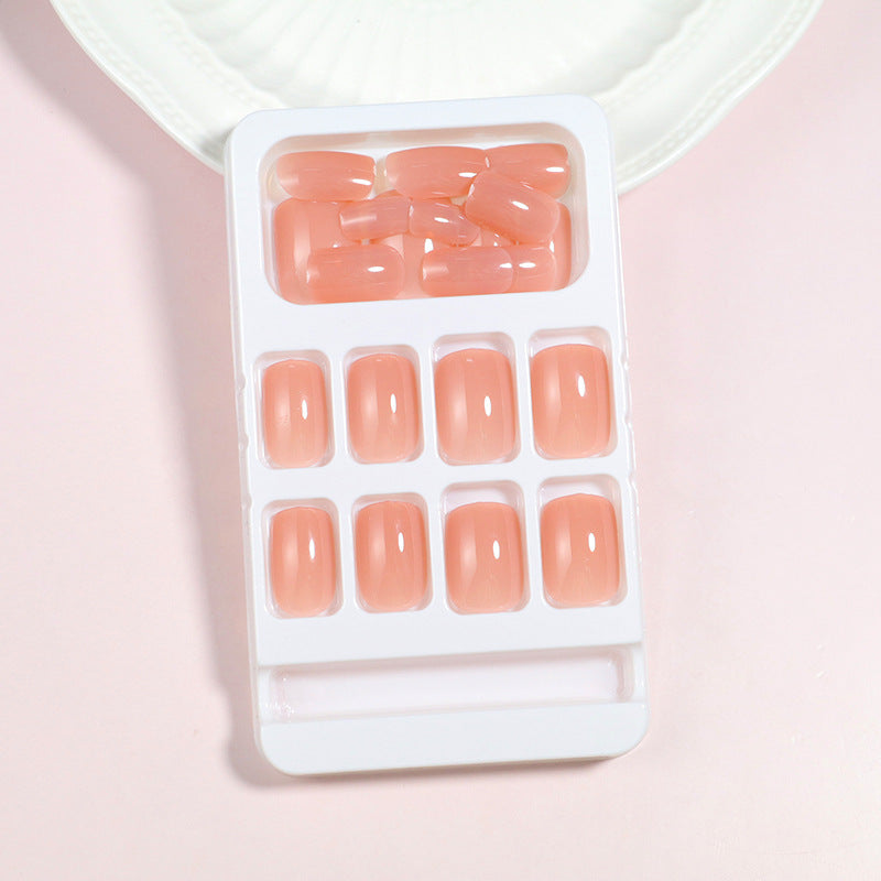 Glatte Finish Press-On Nail Set Brehn