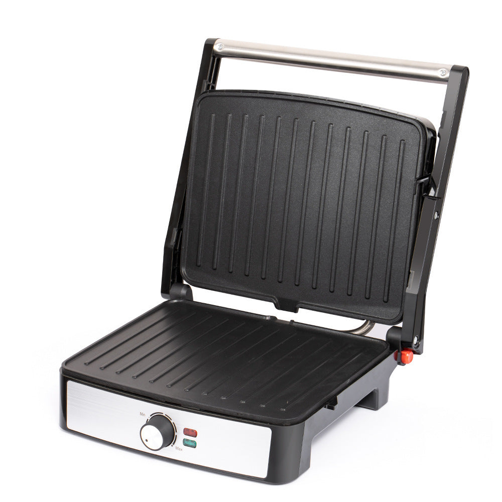 Elektrische Grillpresse mit antihaftbeschichteter Kochfläche Brehn