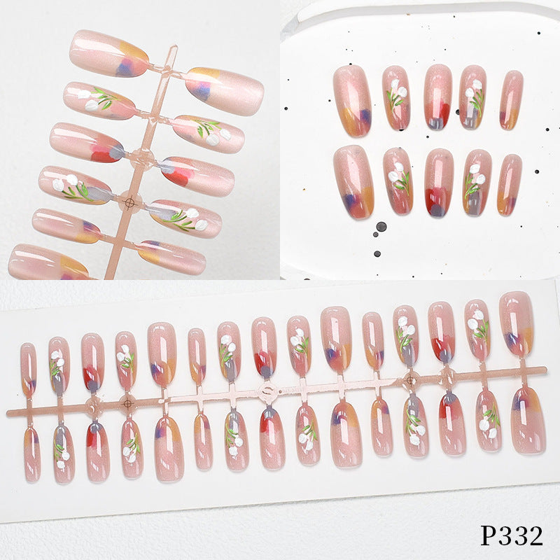 Floral Fantasy Press-On Nail Kit Brehn