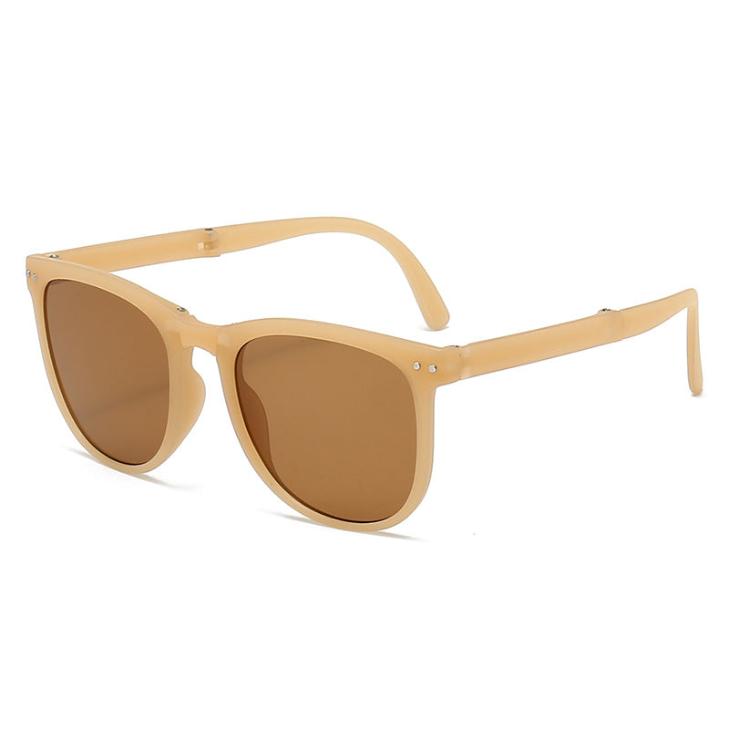 Damen trendige Sonnenbrille mit facettenreichem Rahmen Brehn