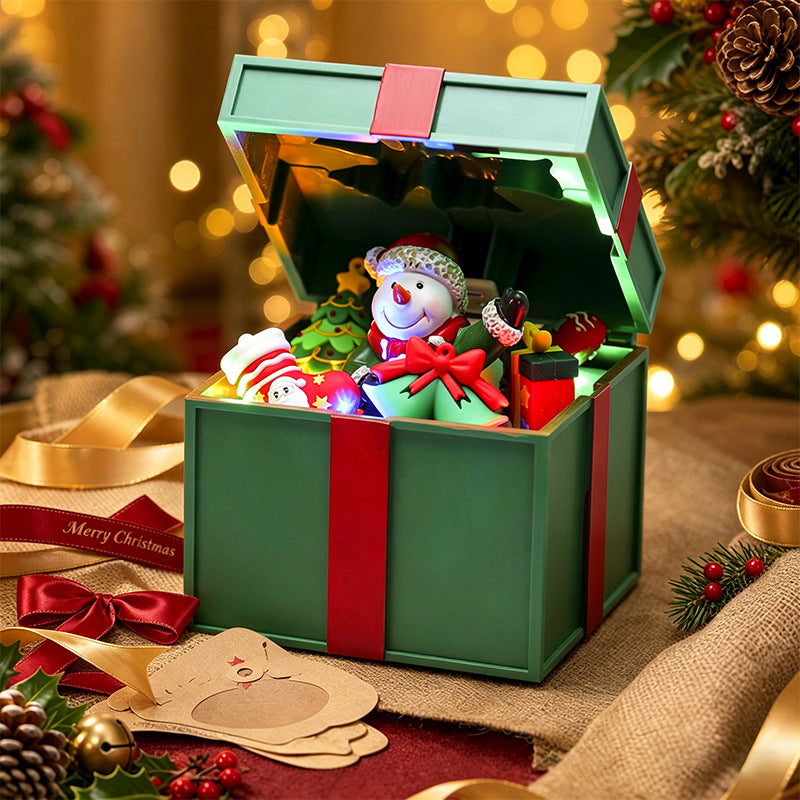 Dekorative Weihnachtsbox mit LED-Beleuchtung Brehn