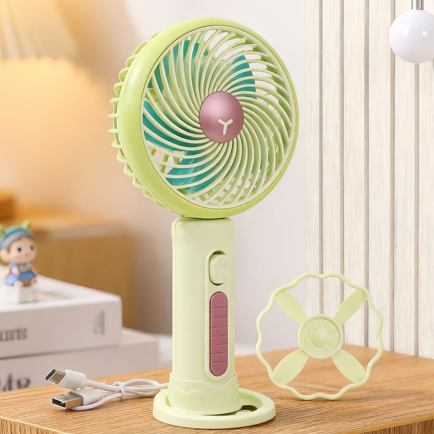 Damen Tragbarer Mini-Handventilator mit flexibler Neigungsverstellung Brehn