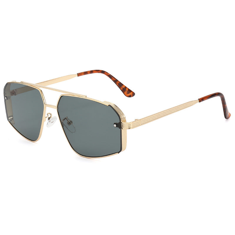 Oversized geometrische Rahmen Sonnenbrillen Brehn