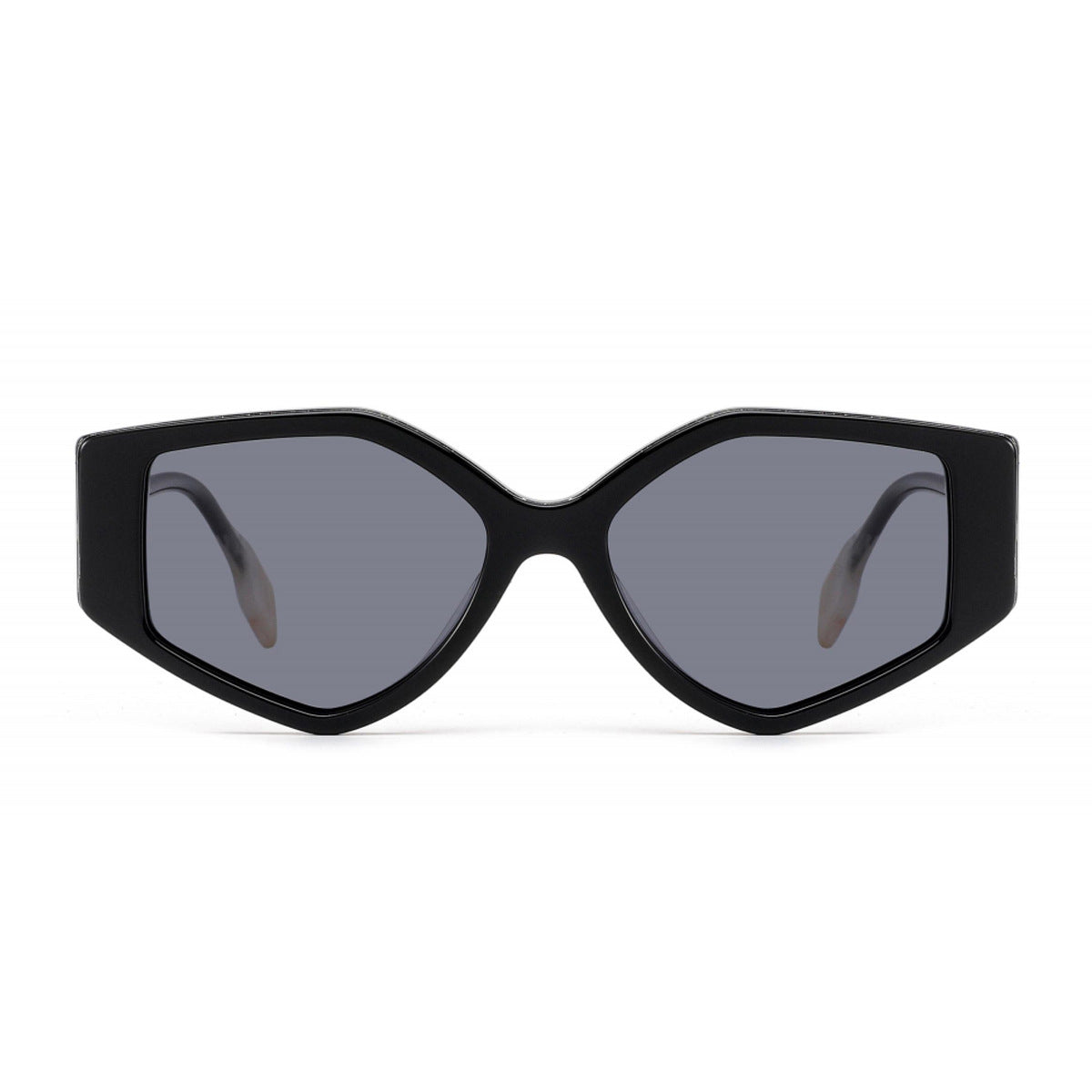 Damen modische Sonnenbrille mit einzigartigem geschnittenem Design und UV-Schutz Brehn