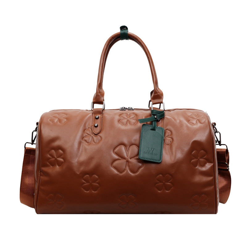 Stylische geprägte Reisetasche