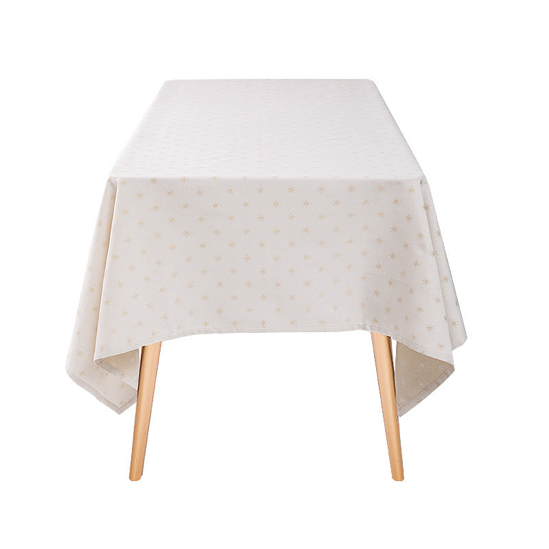 Gewebte Jacquard-Tischdecke mit Diamantrelief und pflegeleichtem Baumwollmix Brehn