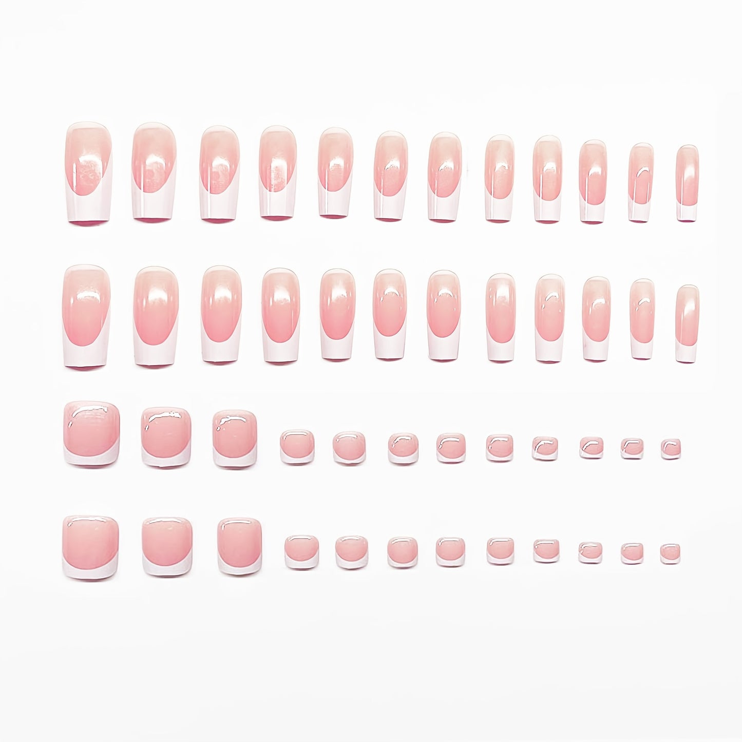 Künstlerisches Dual Design Press-On Nagelset Brehn