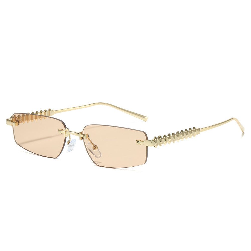 Damen Designer Sonnenbrille mit einzigartigem Stacheldraht-Design Brehn