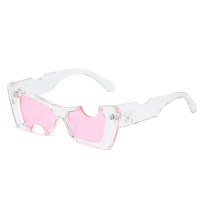 Damen übergroße geometrische Sonnenbrille Brehn