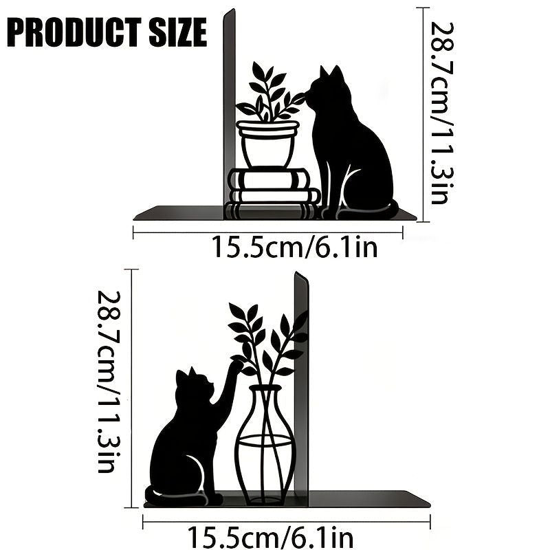 Dekorative Katzenförmige Buchstützen