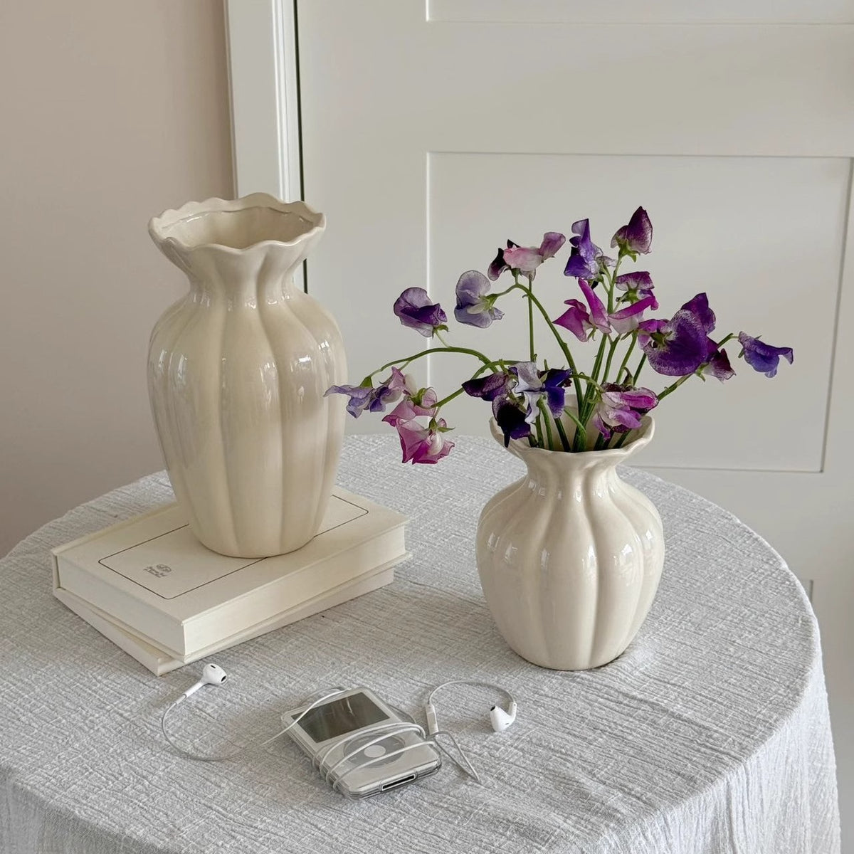 Elegante Glockenform Keramikvase