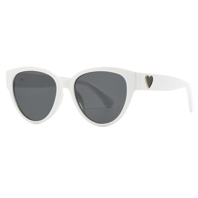 Damen Cat-Eye Sonnenbrille mit luxuriösem Leopardenmuster und charmanten Details Brehn