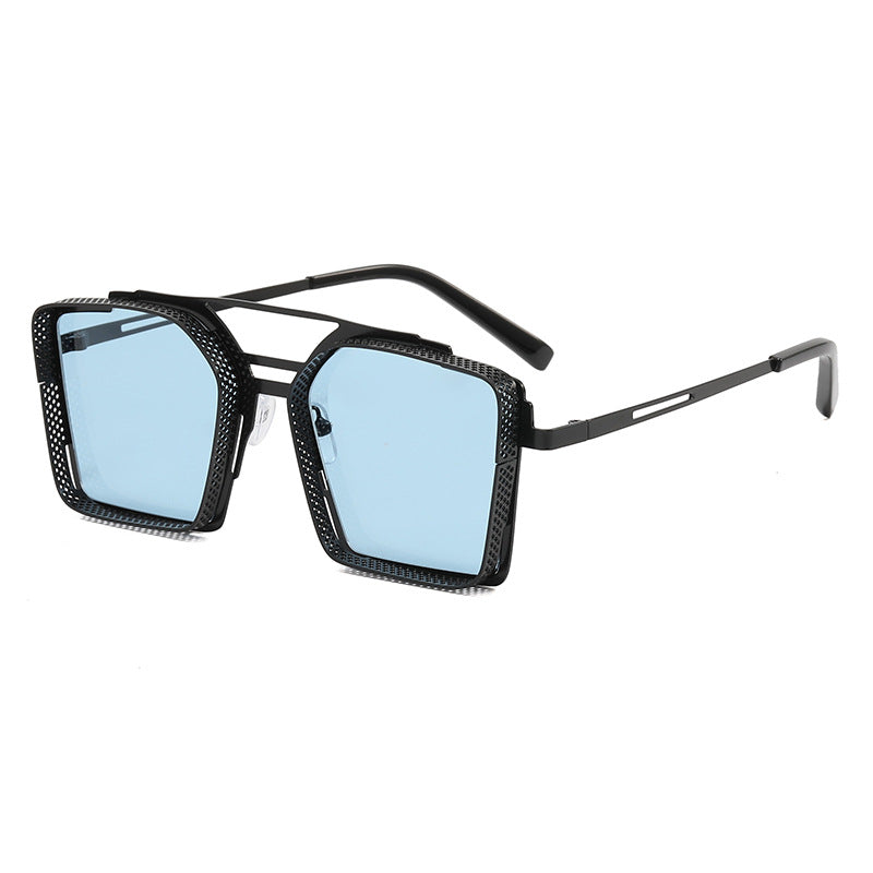 Damen Oversized-Sonnenbrille mit luxuriösem Design und geometrischem Rahmen Brehn