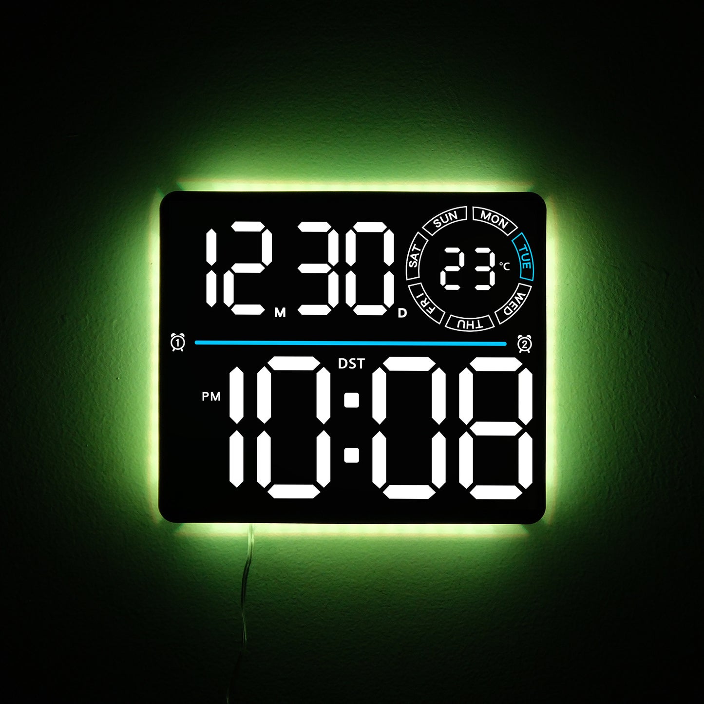 Digitale Wand-Uhr Brehn
