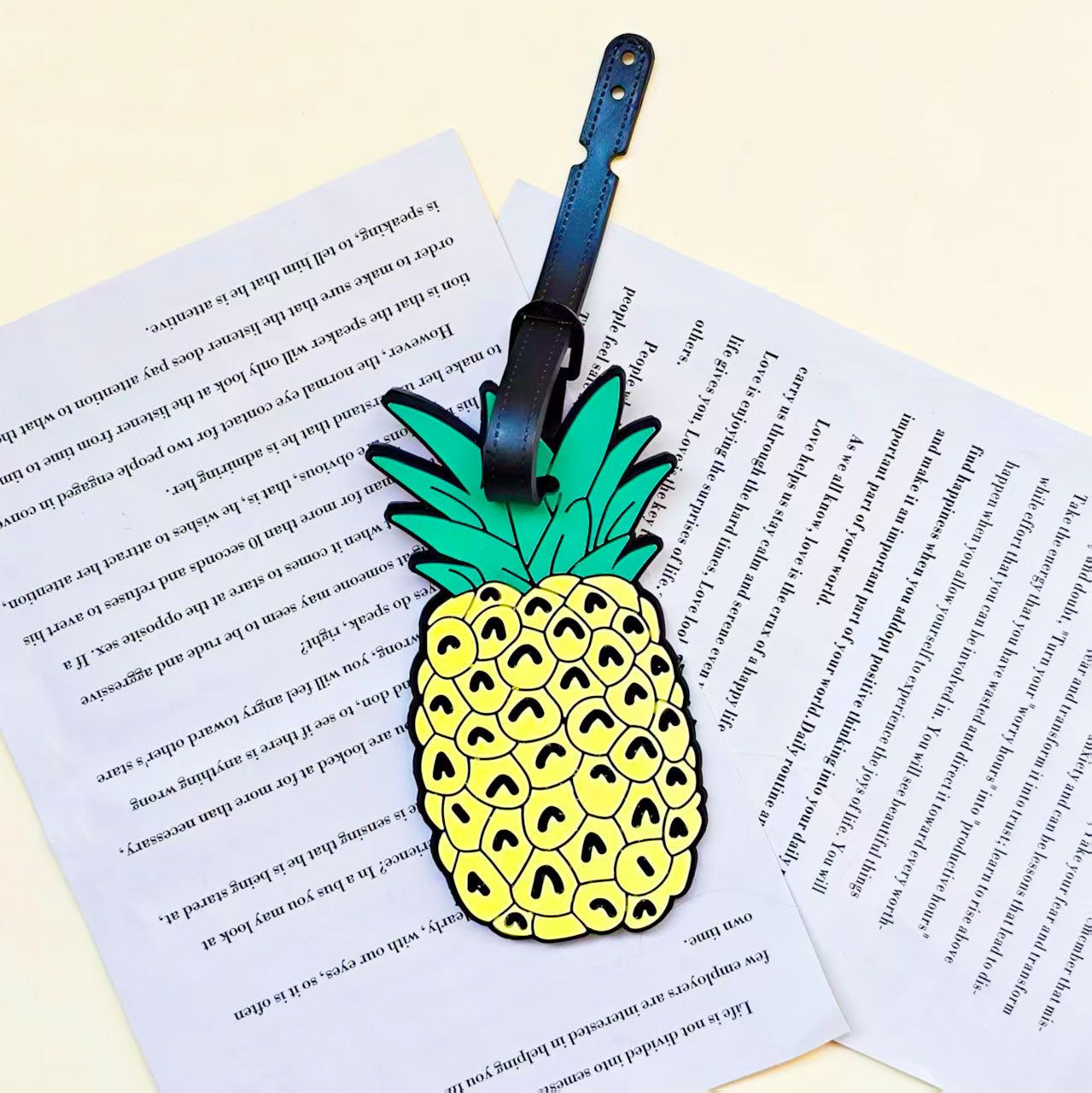 Damen kreatives Lesezeichen im Zitrus Design Brehn