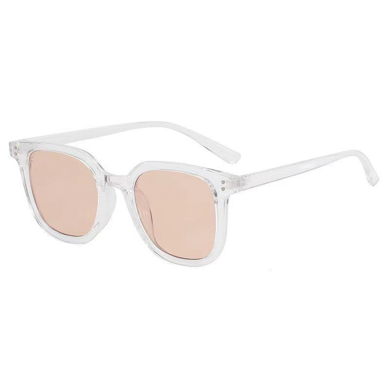 Damen auffällige Retro-Sonnenbrille mit gelb-tönenden Gläsern Brehn