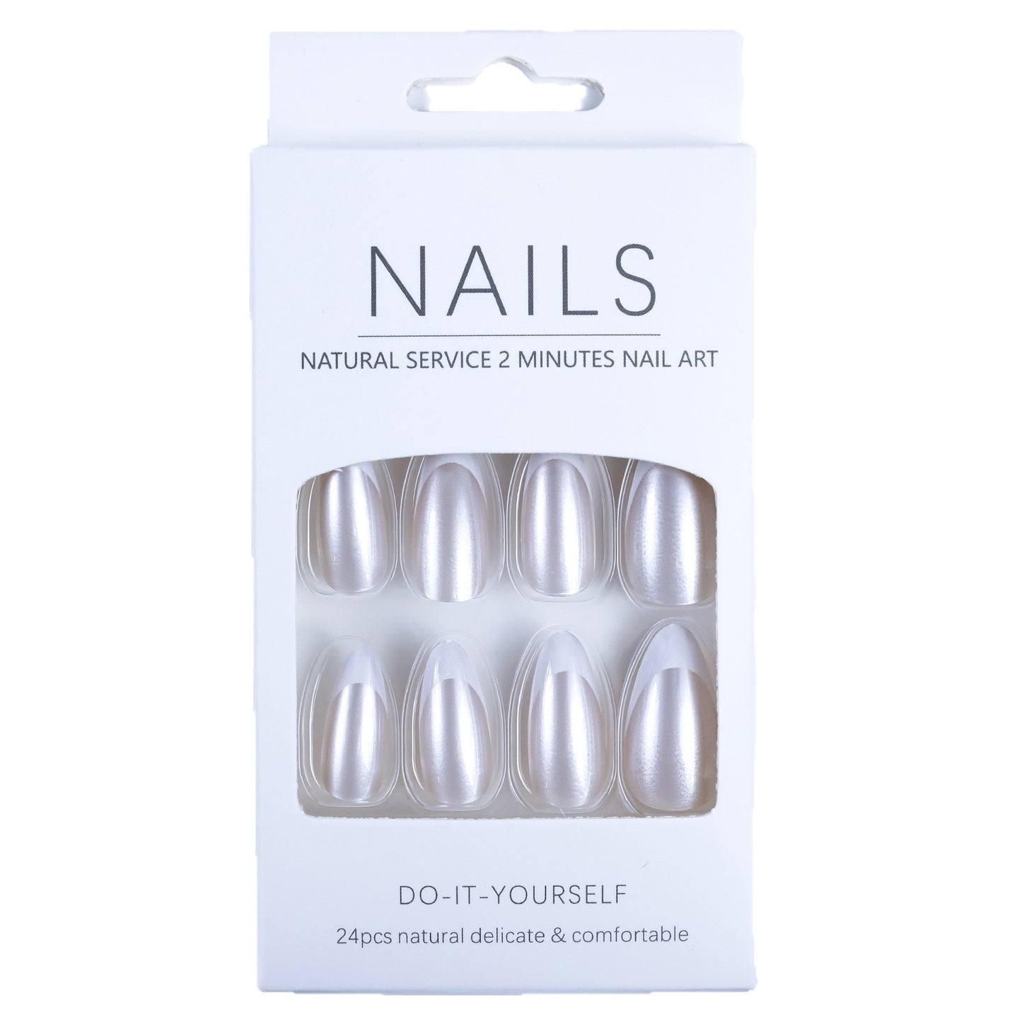 Kunstnägel Im Eleganten French-Tip-Design Brehn