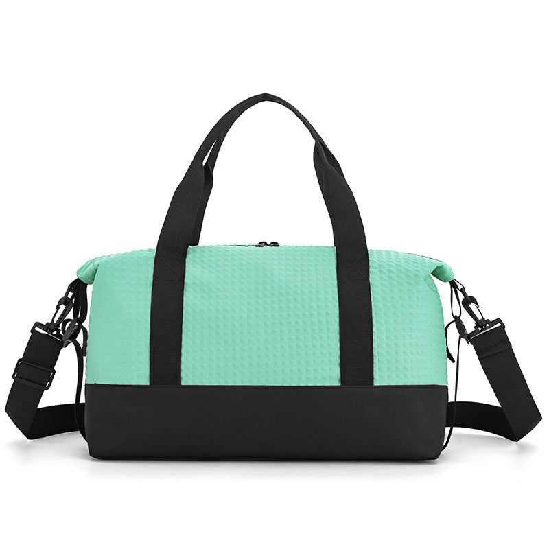 Texturierten Stoff Reise Duffle Bag Brehn