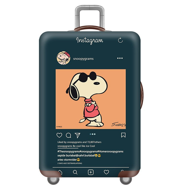 Unisex Hartschalenreisekoffer mit lustigem Cartoon-Motiv Brehn