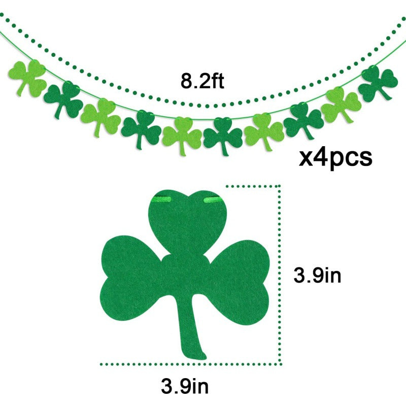 Festliche Shamrock-Girlande Brehn