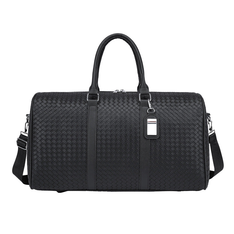 Gewebte Leder Reise-Duffel