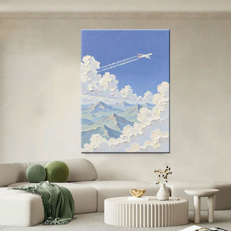 Szenen Himmel und Berge Kunstwerk