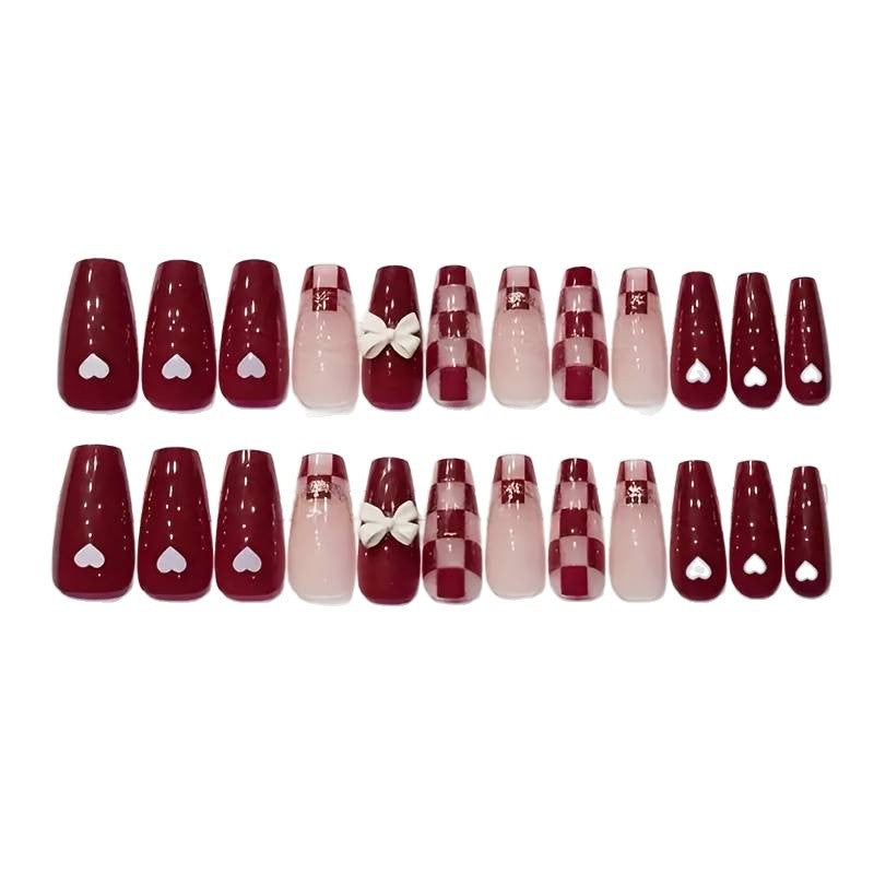 Dekoratives Holiday Nagelkunst Set