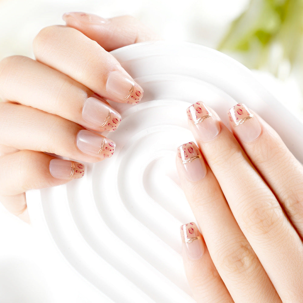Stylisches Künstlerisches Press-On-Nagelset Brehn