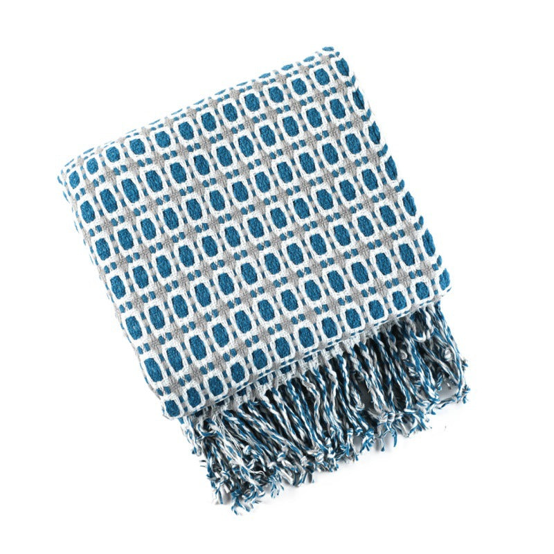 Stylischer Hahnentritt-Muster-Schal
