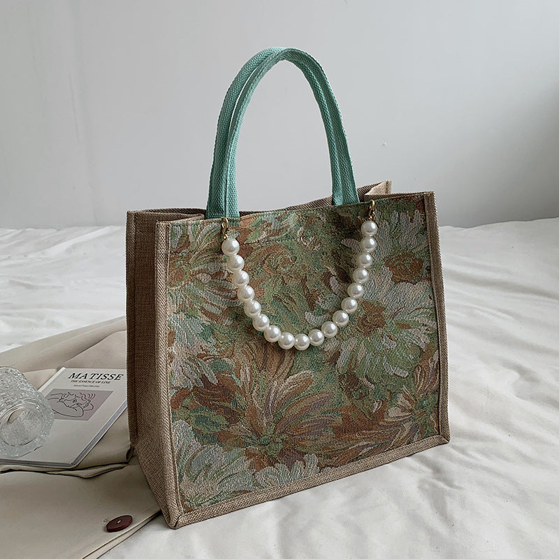 Elegante Blumenmuster Tasche