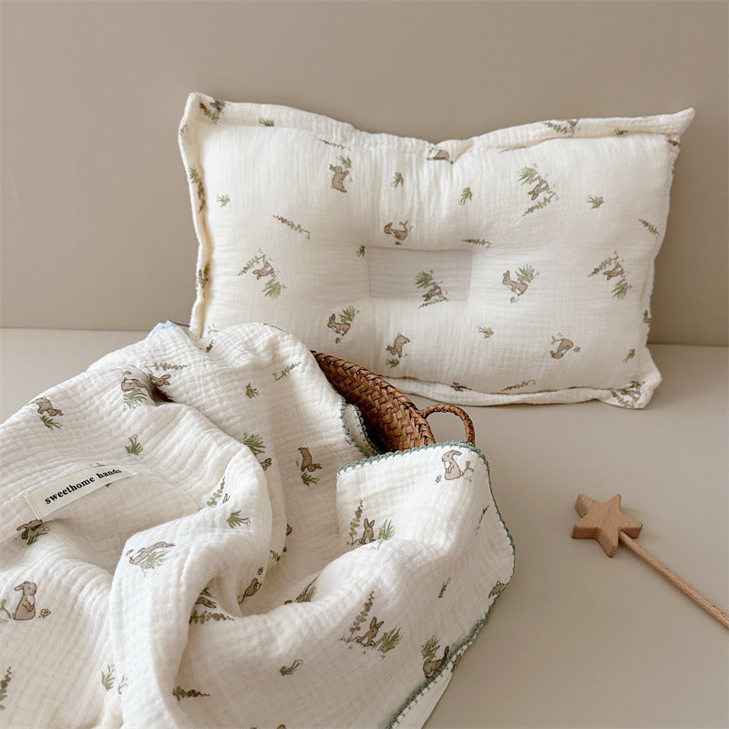 Unisex Mull-Decke mit niedlichem Bärenmotiv Brehn