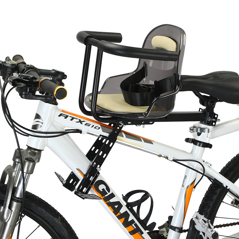 Kleinkind Vorderes Fahrrad-Sitz mit verstellbarer universeller Halterung und gepolstertem Sicherheitsgurt Brehn