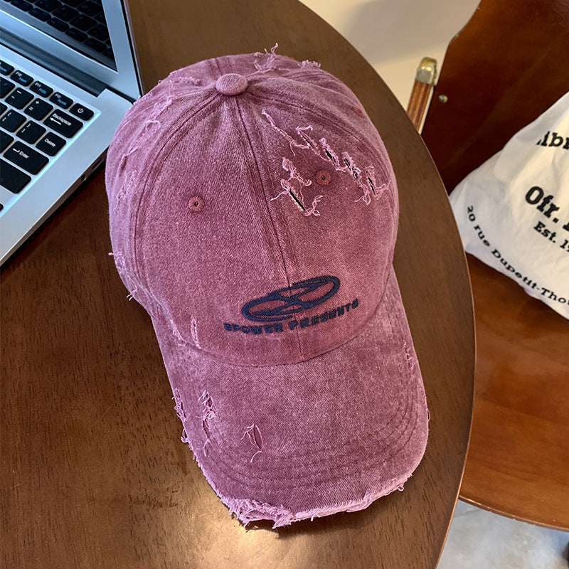 Herren Distressed Denim Baseball Cap Brehn 1784270624