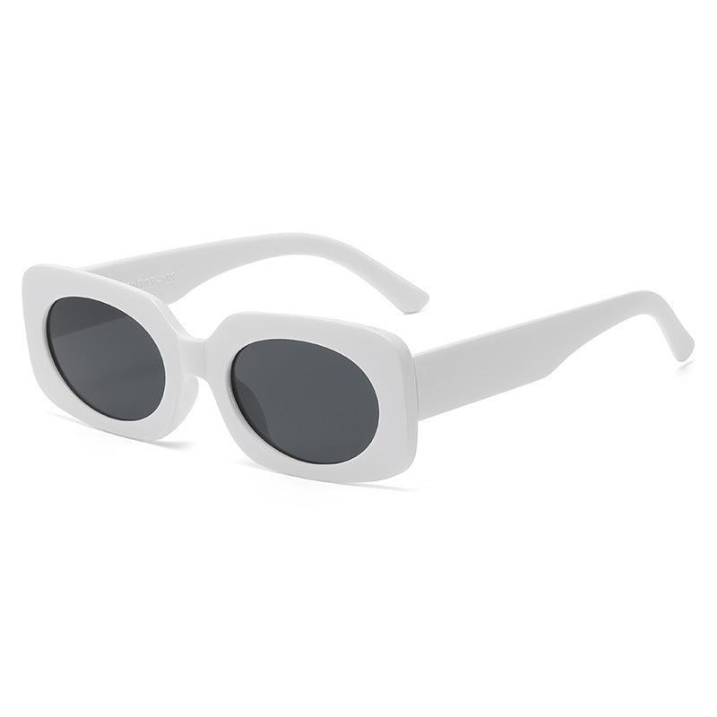 Damen Modische Sonnenbrille mit einzigartigem transparentem Rahmen Brehn